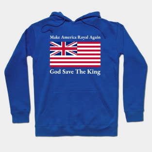 Funny Red Blue Make America Royal Again Flag Hoodie